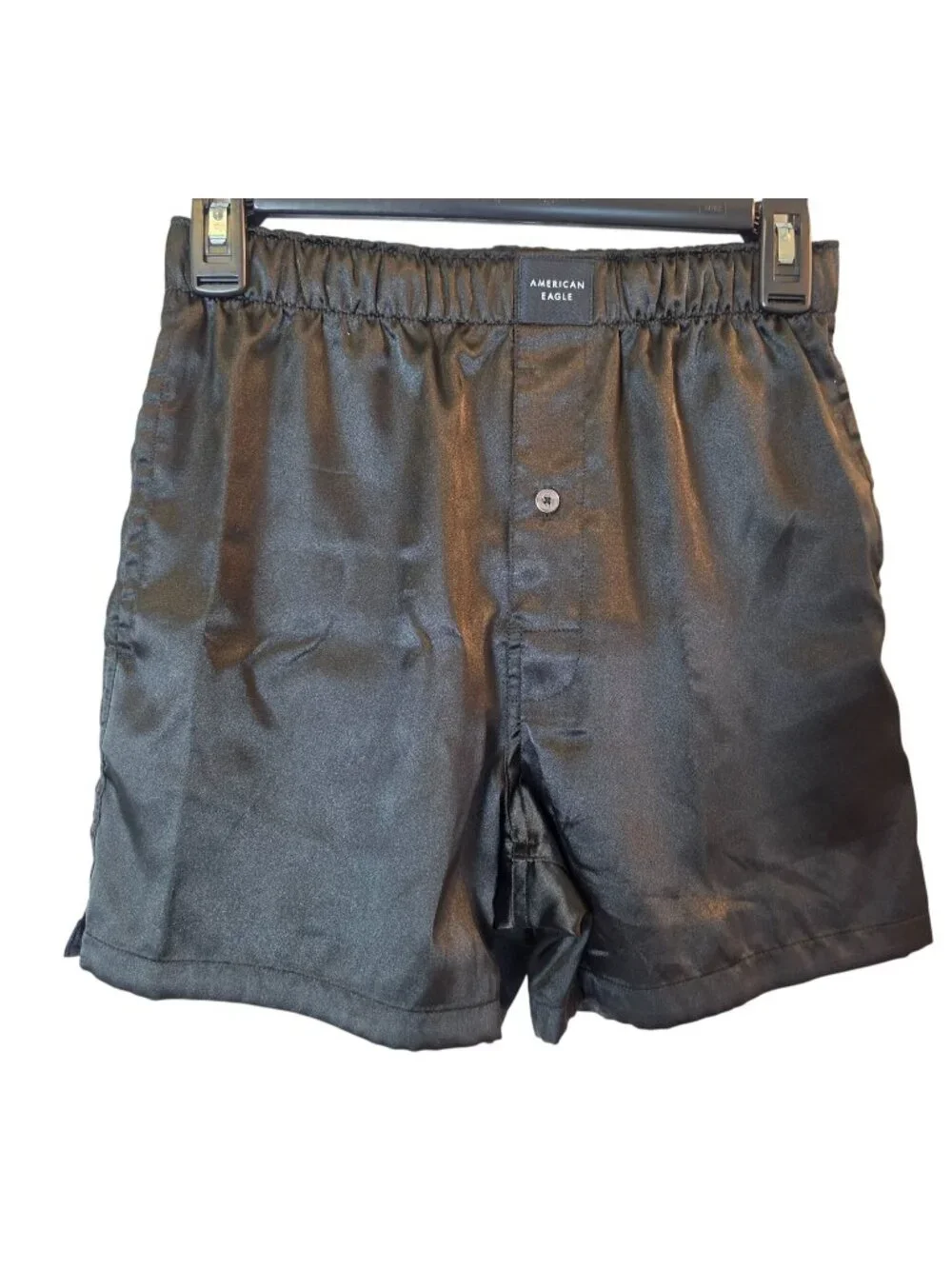 American Eagle AEO Men’s Satin Pocket Boxer Shorts Size XS NWT